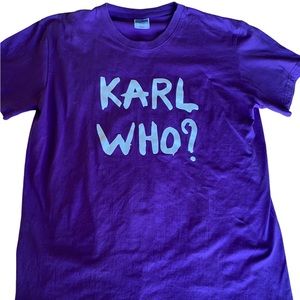 Karl Lagerfeld Who Short Sleeve Tee Shirt Womens 3XL